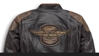 Harley-Davidson Men's Triple Vent System Trostel Leather Jacket