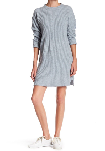 Pre-owned 360cashmere 360 Cashmere Keegan Cashmere Dress Charmbray Size Xs, S, M $391