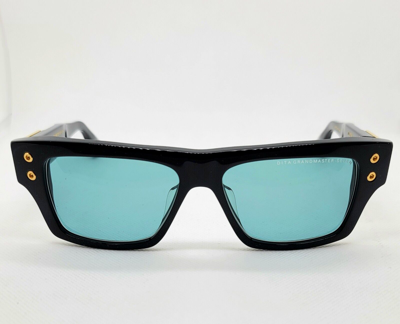 Pre-owned Dita Sunglasses Grandmaster Seven Dts 407-a-01 Black Gold Frame Blue Lens