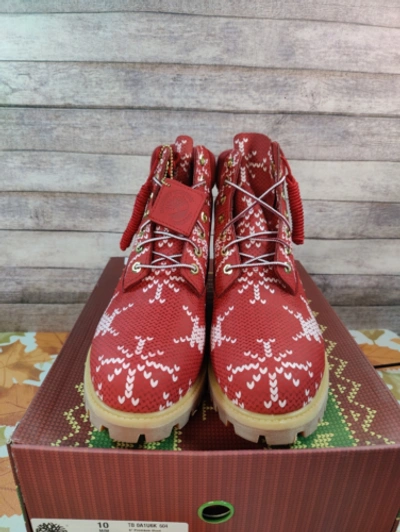 NEW Timberland “Ugly Sweater” 6” Premium Boots - Size 9 **ULTRA RARE**