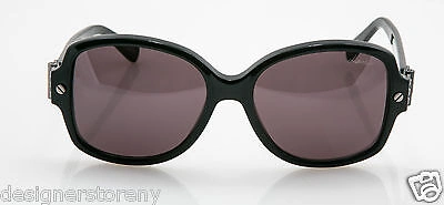 Pre-owned Lanvin Sln510s Sln 510s 700 Black W/grey Sunglasses 55-17-140 In Gray