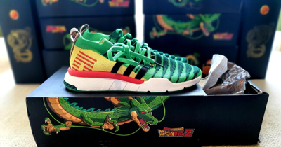 Pre-owned Adidas Originals Size 10.5 - Adidas Eqt Support Mid Dragon Ball Z Shenron D97056 In Green