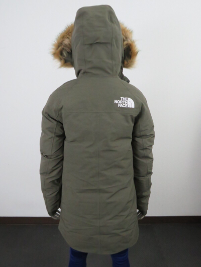 Pre-owned The North Face Womens  Outer Boroughs 550-down Warm Parka Jacket - Green In New Taupe Green