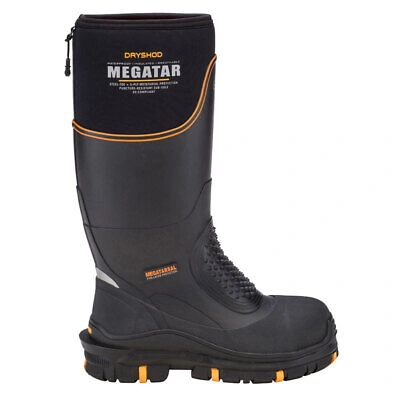 Pre-owned Dryshod Unisex Megatar Extreme-protection Steel-toe Work Boot, Sizes (meg-mh-bk) In Orange