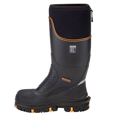 Pre-owned Dryshod Unisex Megatar Extreme-protection Steel-toe Work Boot, Sizes (meg-mh-bk) In Orange