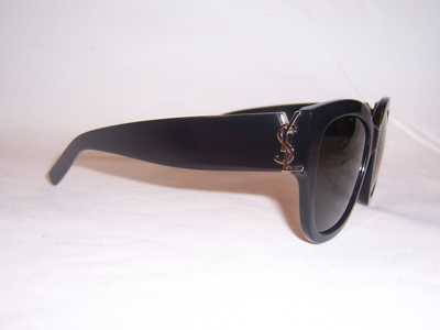 Pre-owned Saint Laurent Sunglasses Sl M95/f 001 Black/gray Authentic 95
