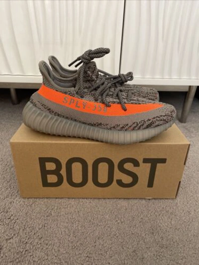 Pre-owned Adidas Originals Size 6.5 - Adidas Yeezy Boost 350 V2 Beluga Reflective In Gray