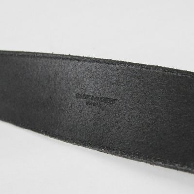 Pre-owned Saint Laurent $595  Ysl Black Leather Corset Western Belt 80/32 439728 1000