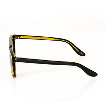 Pre-owned Gucci 1039 Gg1039s Retro Black Orange Unisex Navigator Sunglasses Authentic 001 In Gray