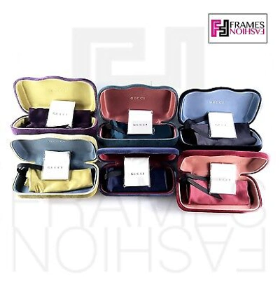 Pre-owned Gucci 1039 Gg1039s Retro Black Orange Unisex Navigator Sunglasses Authentic 001 In Gray