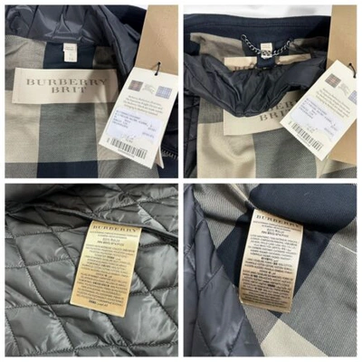 Pre-owned Burberry Lyndson 3-in-1 Navy Wool Cashmere Vest + Overcoat Coat Sz Xl In Blue