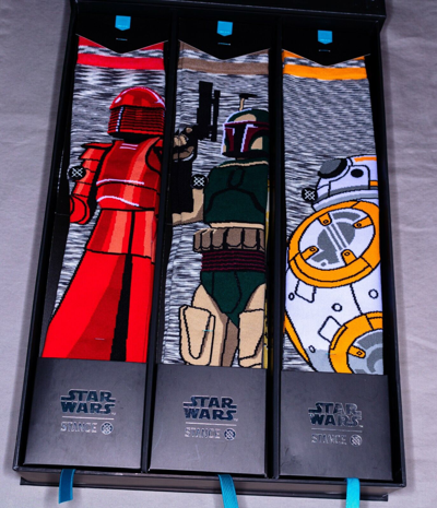 Pre-owned Stance X Star Wars Socks Box Set 'sw Collection Box' | 13 Pair | L | Crew | In Multicolor