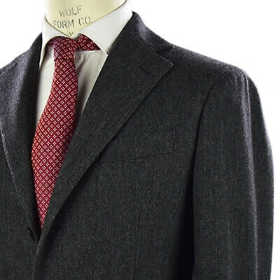 Pre-owned Kired Exclusive For Isuit Kired Kiton Suit Virgin Wool Cashmere And Ea Size 48 Eu 38 Us R8 Krv1 In Gray