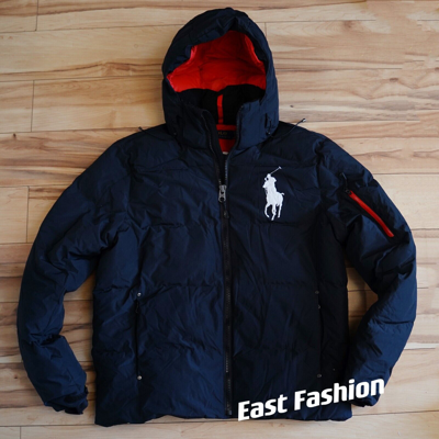 Mens Ralph Lauren black Polo Pony Puffer Jacket