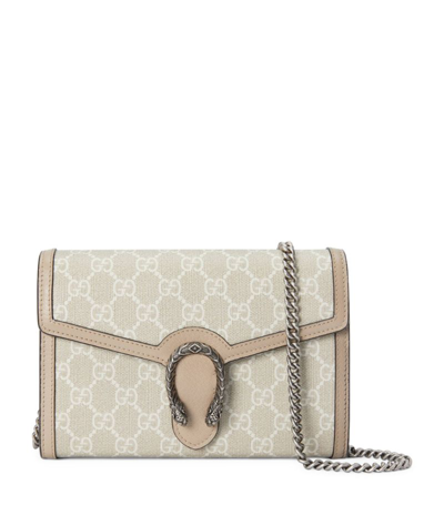 Shop Gucci Dionysus Chain Wallet In White
