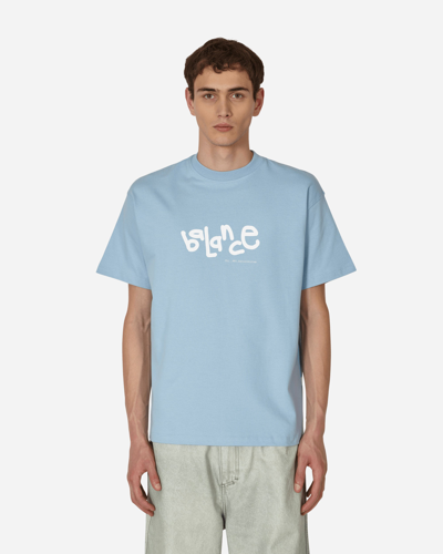 Shop Objects Iv Life Balance Print T-shirt In Blue