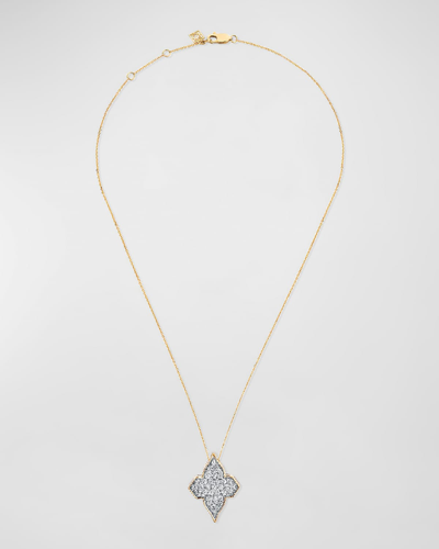 Shop Farah Khan Atelier 18k Yellow Gold Diamonds Minimalistic Pendant Necklace, 16-18"l