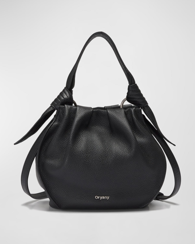 ORYANY SELENA LEATHER BUCKET BAG 