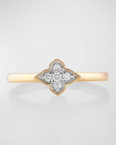 Shop Farah Khan Atelier 18k Yellow Gold Diamonds Delicate Ring