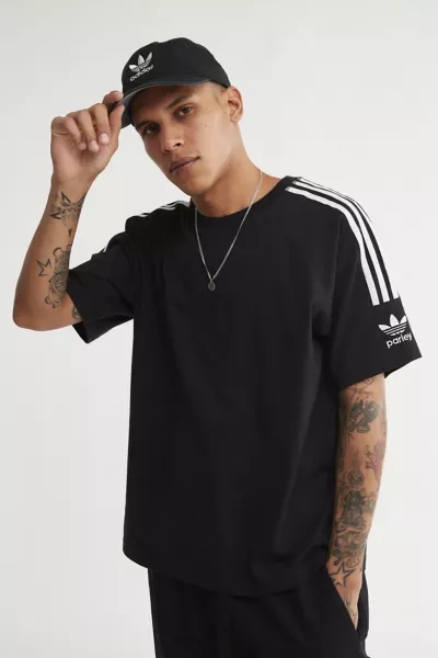 Adidas Originals X Parley Side-stripe T-shirt In Black | ModeSens