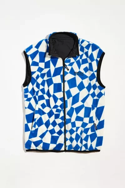 Shop Gramicci Reversible Vest In Blue