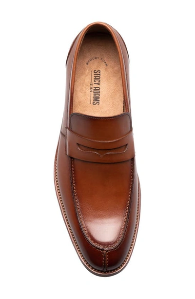Stacy Adams Mccleary Leather Loafer In Cognac