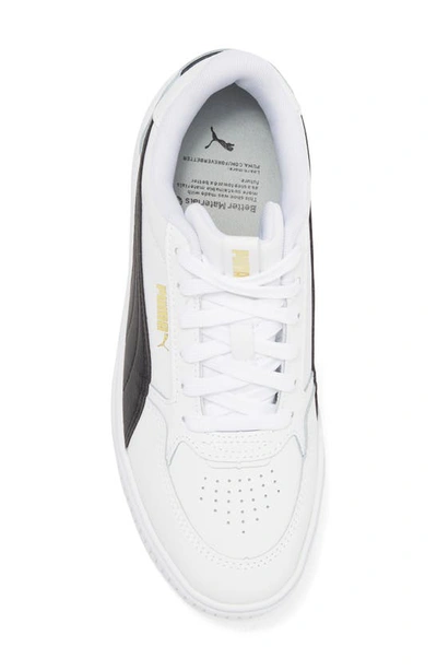 Puma Karmen Rebelle Platform Sneaker In  White- Black
