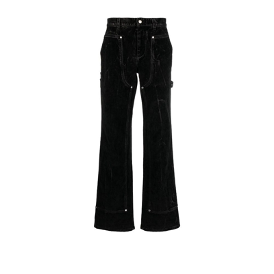 Shop Stella Mccartney Mid-rise Straight-leg Jeans - Women's - Cotton/polyester/spandex/elastane In Black