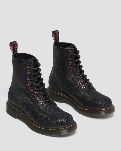 Shop Dr. Martens' 1460 Women's Bejeweled Lace Up Boots In Black