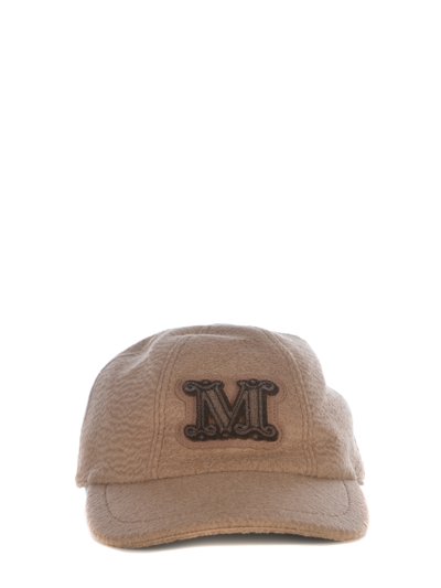 Shop Max Mara Baseball Cap  "amiche" In Cammello