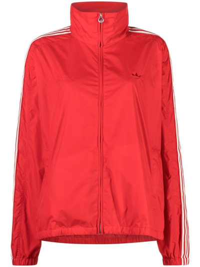 Adidas Originals X Wales Bonner Zip-front Jacket In Rot | ModeSens