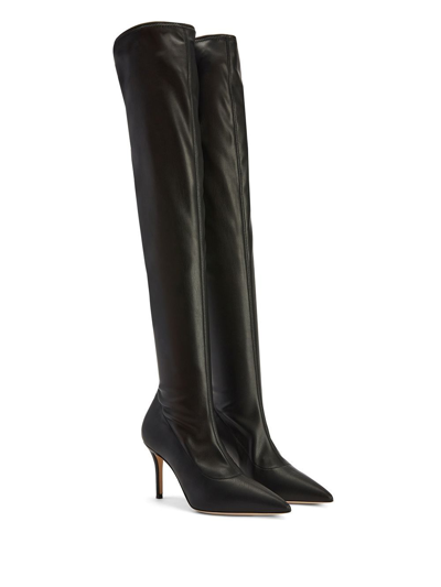 Shop Giuseppe Zanotti Felicity 90mm Over-the-knee Boots In Black