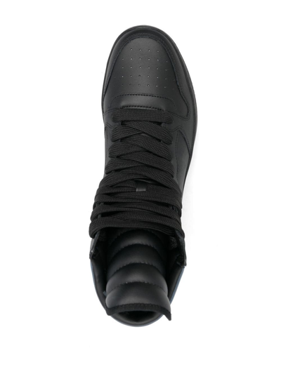 Tommy Jeans High-top Lace-up Sneakers In Schwarz