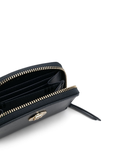 Tommy Hilfiger Charm-detail Zip-up Wallet In Blau