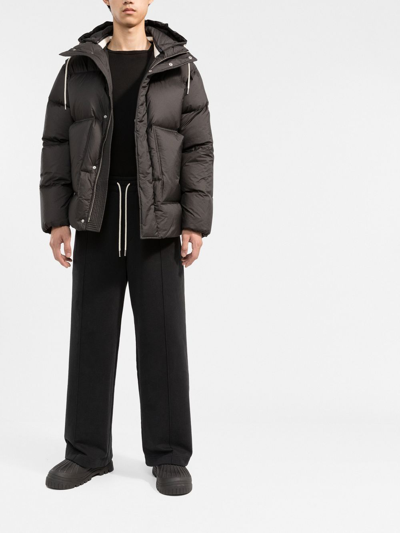 Shop There Was One Hooded Puffer Jacket In Black