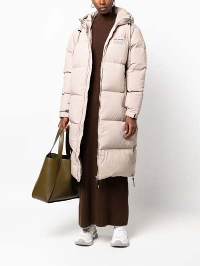 Shop Axel Arigato Lumia Down Puffer Coat In Neutrals