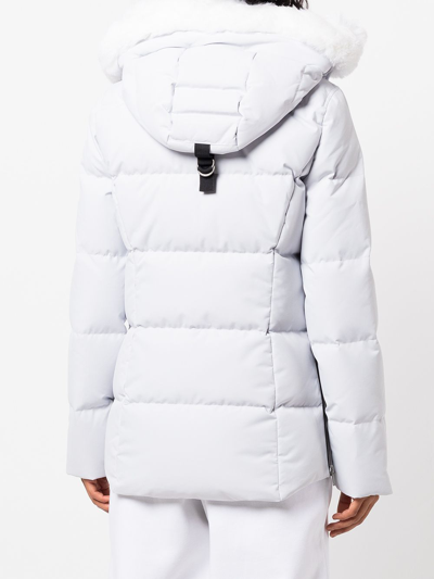 Shop Moose Knuckles Cloud 3q Puffer Jacket In Grey