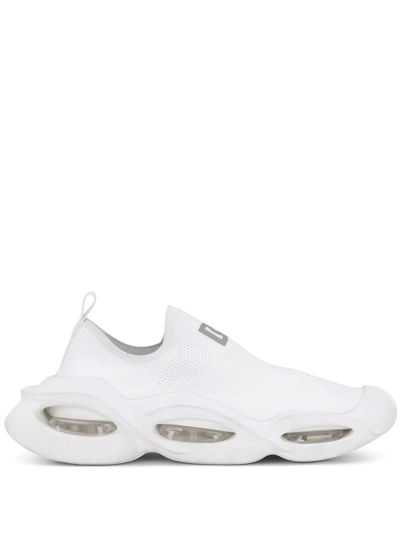 Shop Dolce & Gabbana Wave Slip-on Sneakers In White
