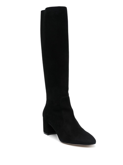 Stuart Weitzman Yuliana Knee High Slouch Boot In Black