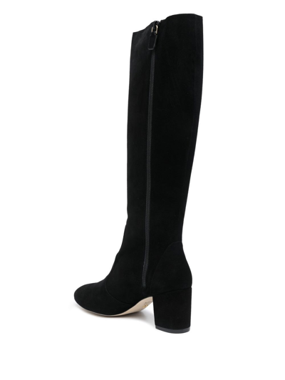 Stuart Weitzman Yuliana Knee High Slouch Boot In Black