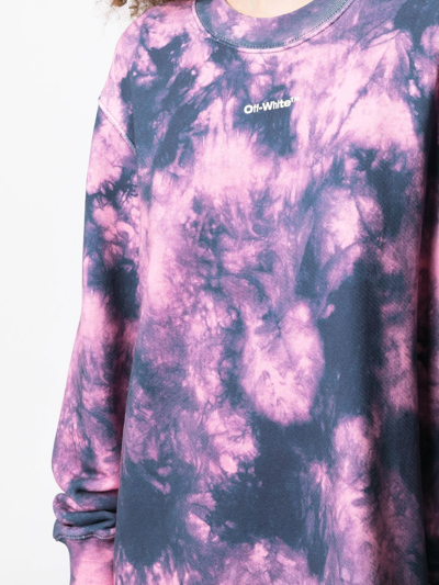 ARROWS 扎染卫衣式连衣裙