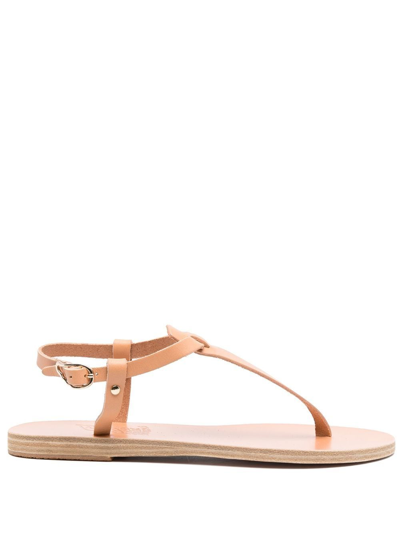 Shop Ancient Greek Sandals Leather Open-toe Sandals In Neutrals