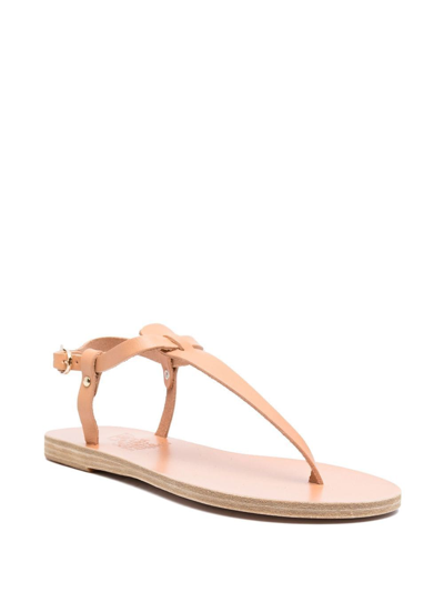 Shop Ancient Greek Sandals Leather Open-toe Sandals In Neutrals