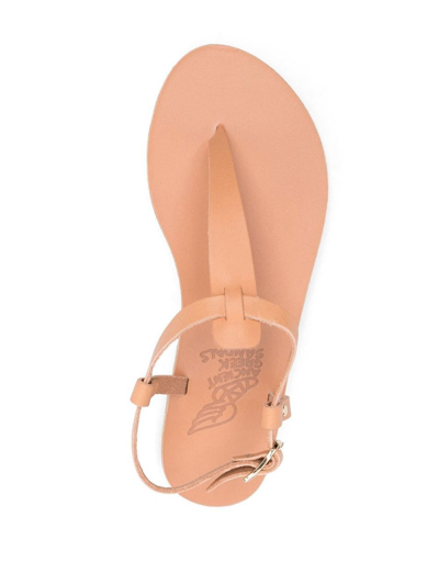 Shop Ancient Greek Sandals Leather Open-toe Sandals In Neutrals