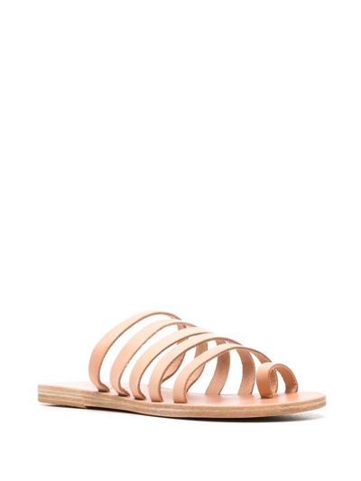Ancient Greek Sandals Multi-strap Leather Sandals In Neutrals