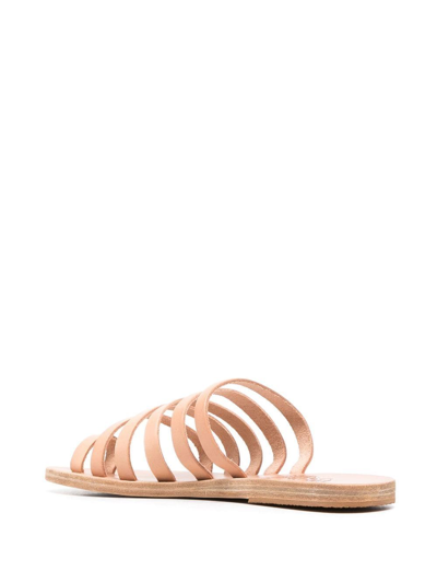 Ancient Greek Sandals Multi-strap Leather Sandals In Neutrals