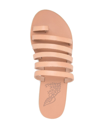 Ancient Greek Sandals Multi-strap Leather Sandals In Neutrals