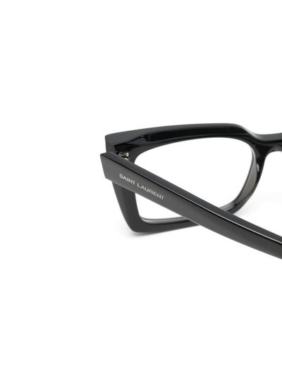 Saint Laurent Square-frame Glasses In Black