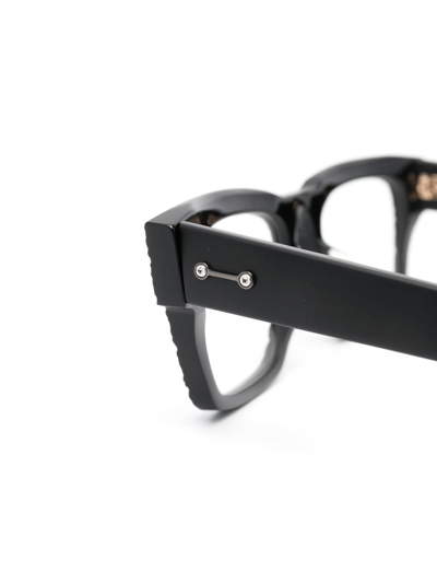 Akoni Columba Wayfarer-frame Glasses In Black