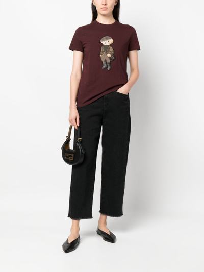 Ralph Lauren Polo Bear Short-sleeve T-shirt In Rot